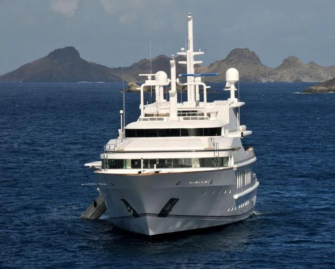 a boat in the water aboard MARIDOME Yacht for Sale