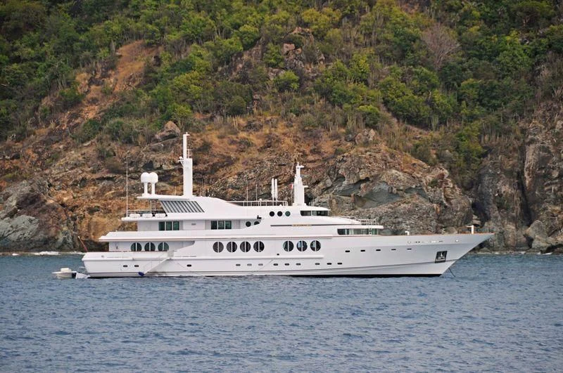 a boat on the water aboard MARIDOME Yacht for Sale