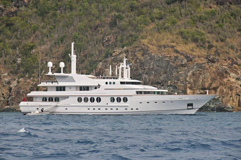 a boat on the water aboard MARIDOME Yacht for Sale
