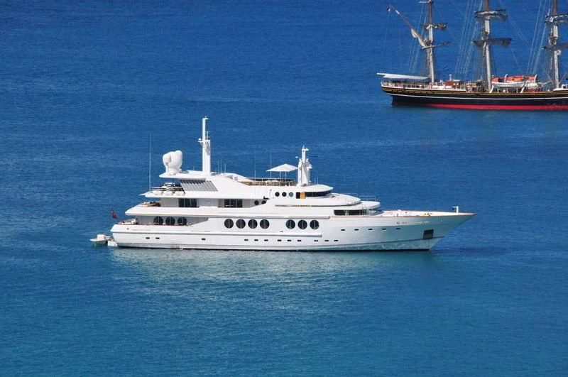 a boat in the water aboard MARIDOME Yacht for Sale