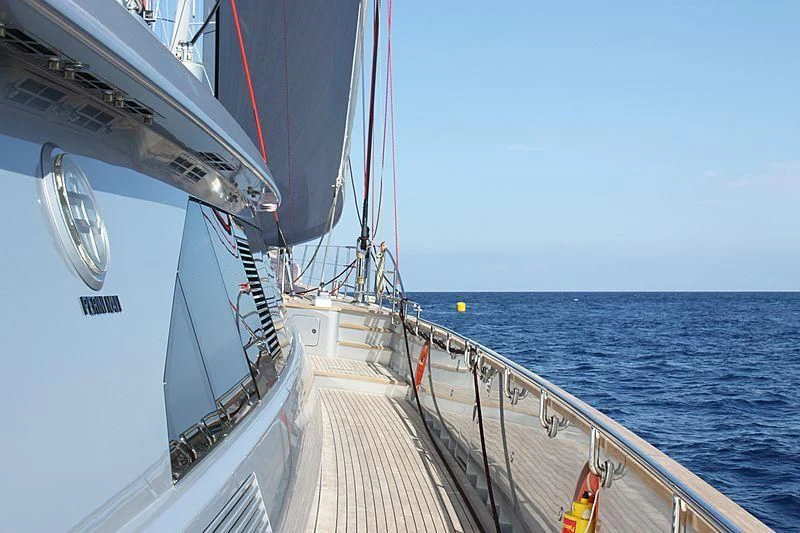 a boat on the water aboard SEAHAWK Yacht for Sale