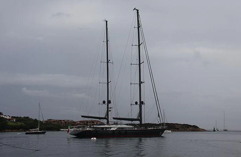 a sailboat on the water aboard SEAHAWK Yacht for Sale