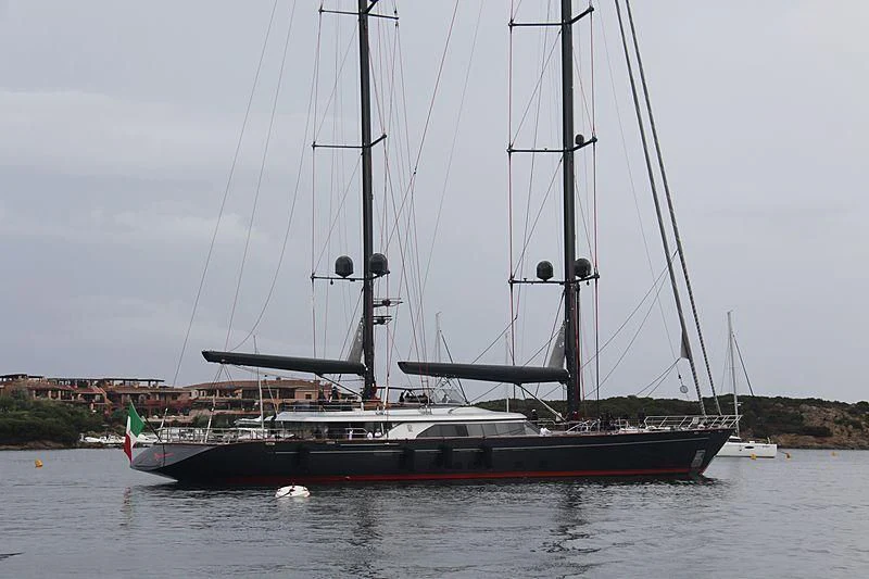 a boat on the water aboard SEAHAWK Yacht for Sale