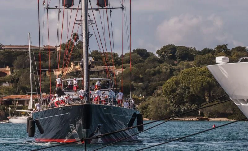 a boat with people on it aboard SEAHAWK Yacht for Sale