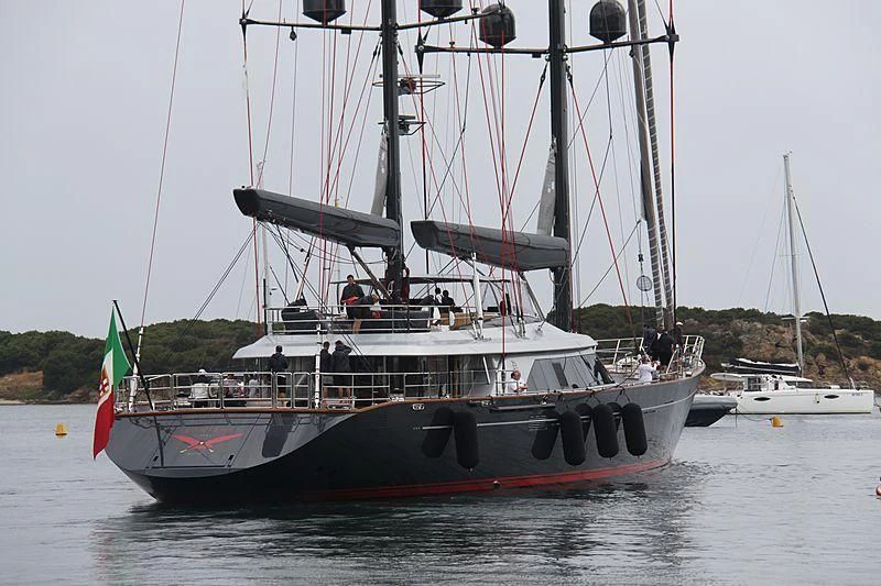 a boat on the water aboard SEAHAWK Yacht for Sale