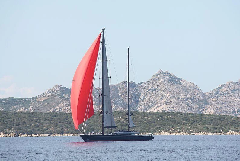 a sailboat on the water aboard SEAHAWK Yacht for Sale