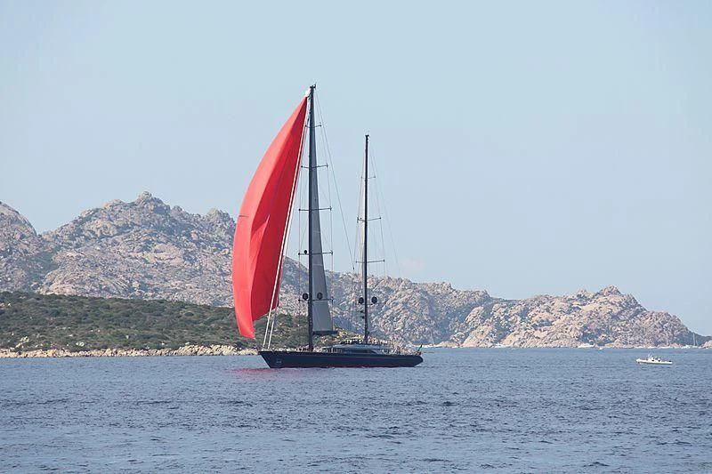 a sailboat on the water aboard SEAHAWK Yacht for Sale