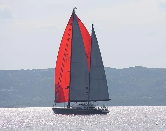 a sailboat on the water aboard SEAHAWK Yacht for Sale