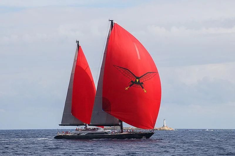 a sailboat on the water aboard SEAHAWK Yacht for Sale