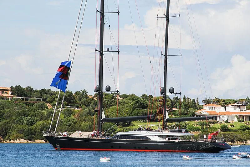 a boat on the water aboard SEAHAWK Yacht for Sale