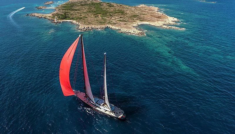 a boat on the water aboard SEAHAWK Yacht for Sale
