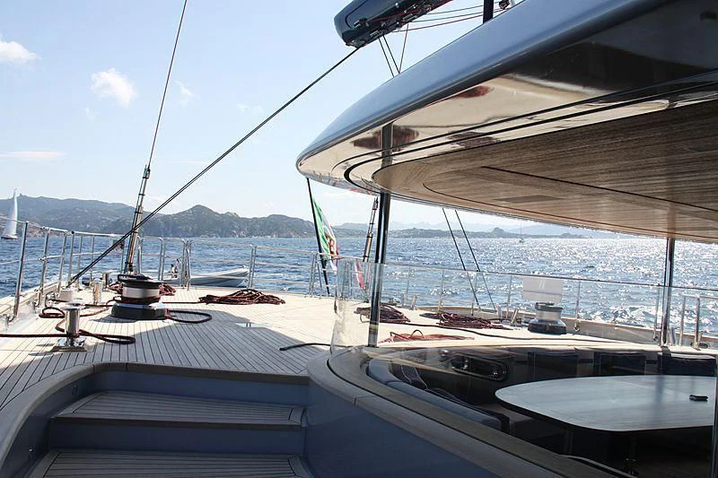 a boat on the water aboard SEAHAWK Yacht for Sale