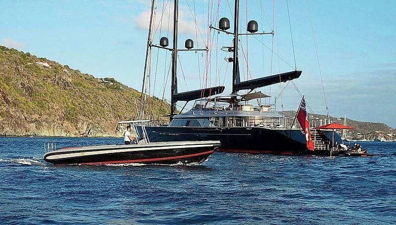a boat on the water aboard SEAHAWK Yacht for Sale