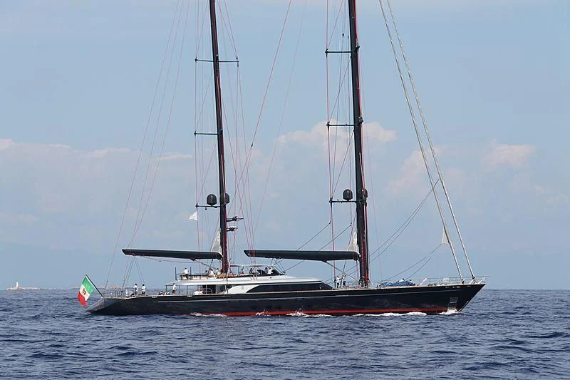 a sailboat on the water aboard SEAHAWK Yacht for Sale