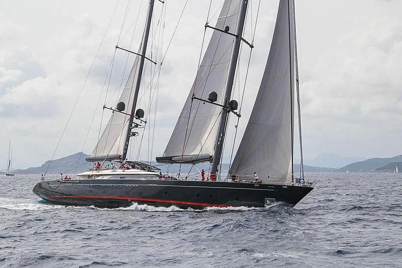a sailboat on the water aboard SEAHAWK Yacht for Sale