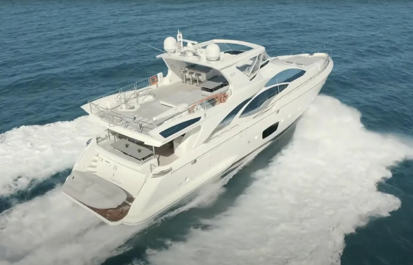 a boat on the water aboard BT2 Yacht for Sale