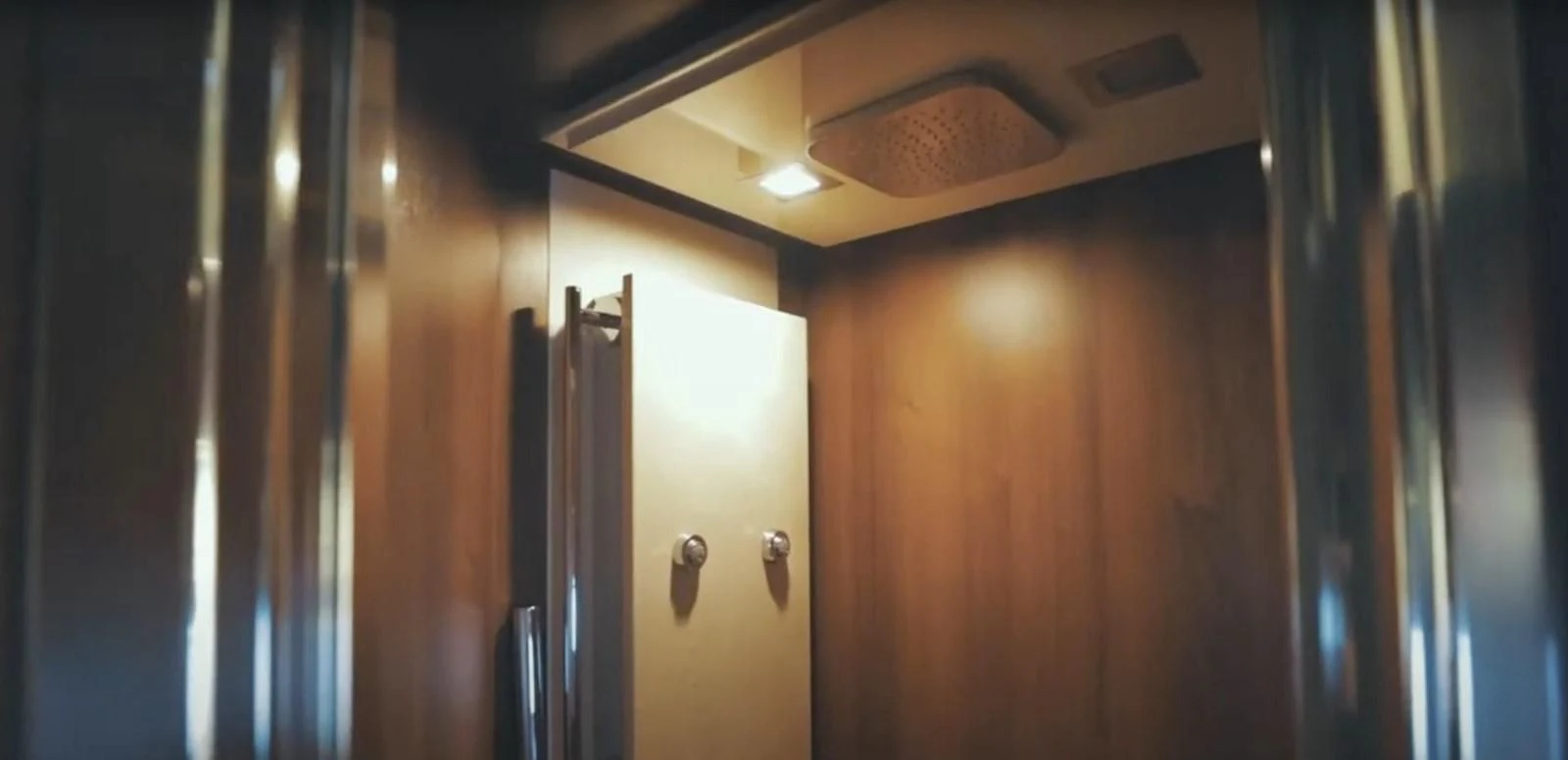 a door with a light on it aboard BT2 Yacht for Sale