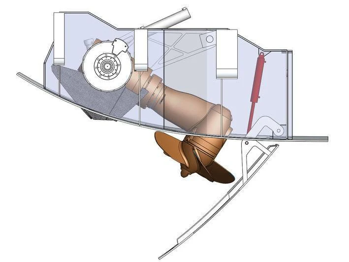 diagram aboard UNFURLED Yacht for Sale