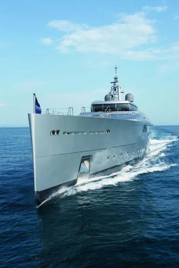 a large white ship aboard FALCO MOSCATA Yacht for Sale