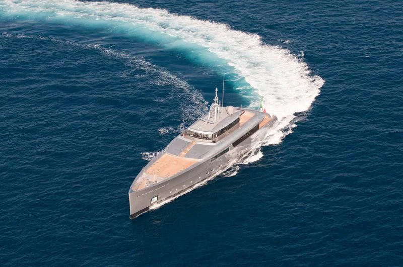 a ship in the water aboard FALCO MOSCATA Yacht for Sale