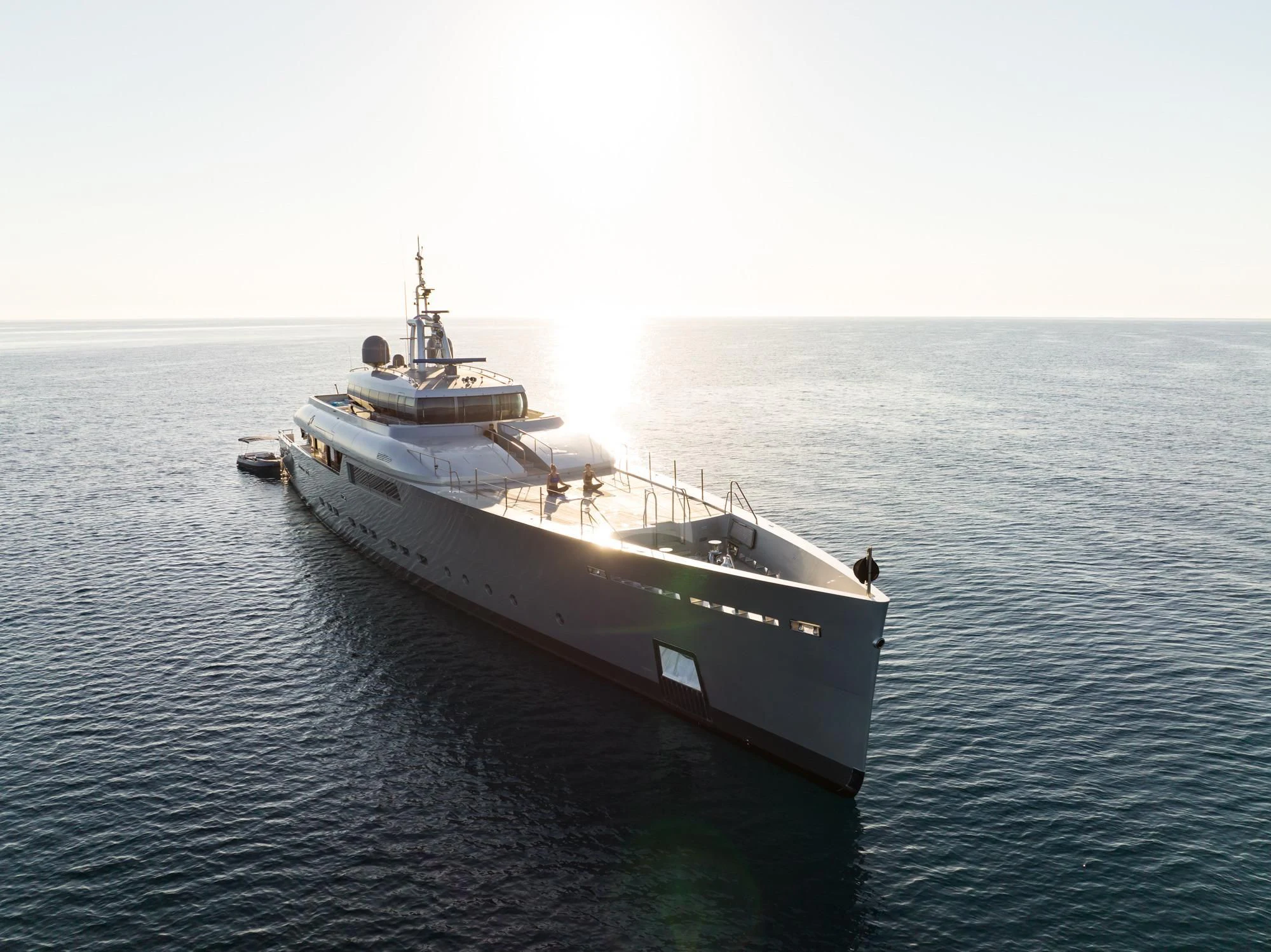 a large ship in the water aboard FALCO MOSCATA Yacht for Sale
