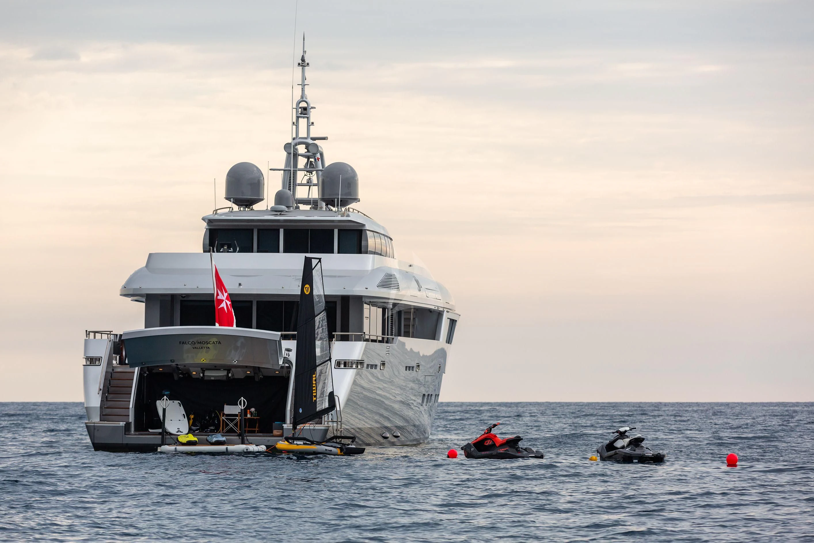 a boat in the water aboard FALCO MOSCATA Yacht for Sale