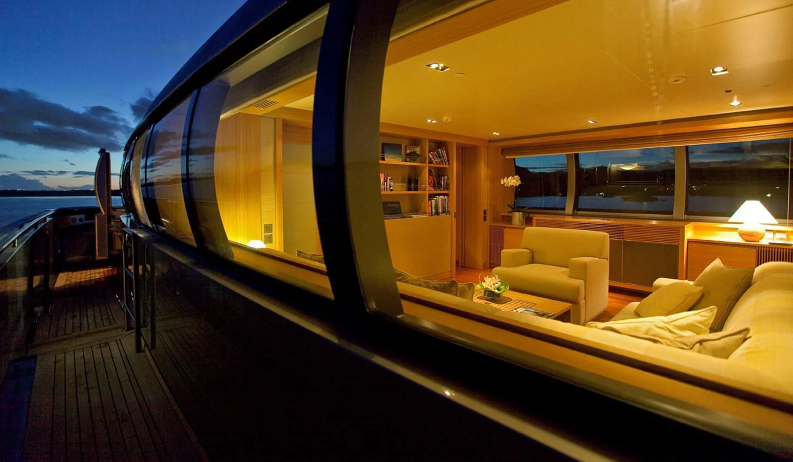 a boat on the water aboard FALCO MOSCATA Yacht for Sale