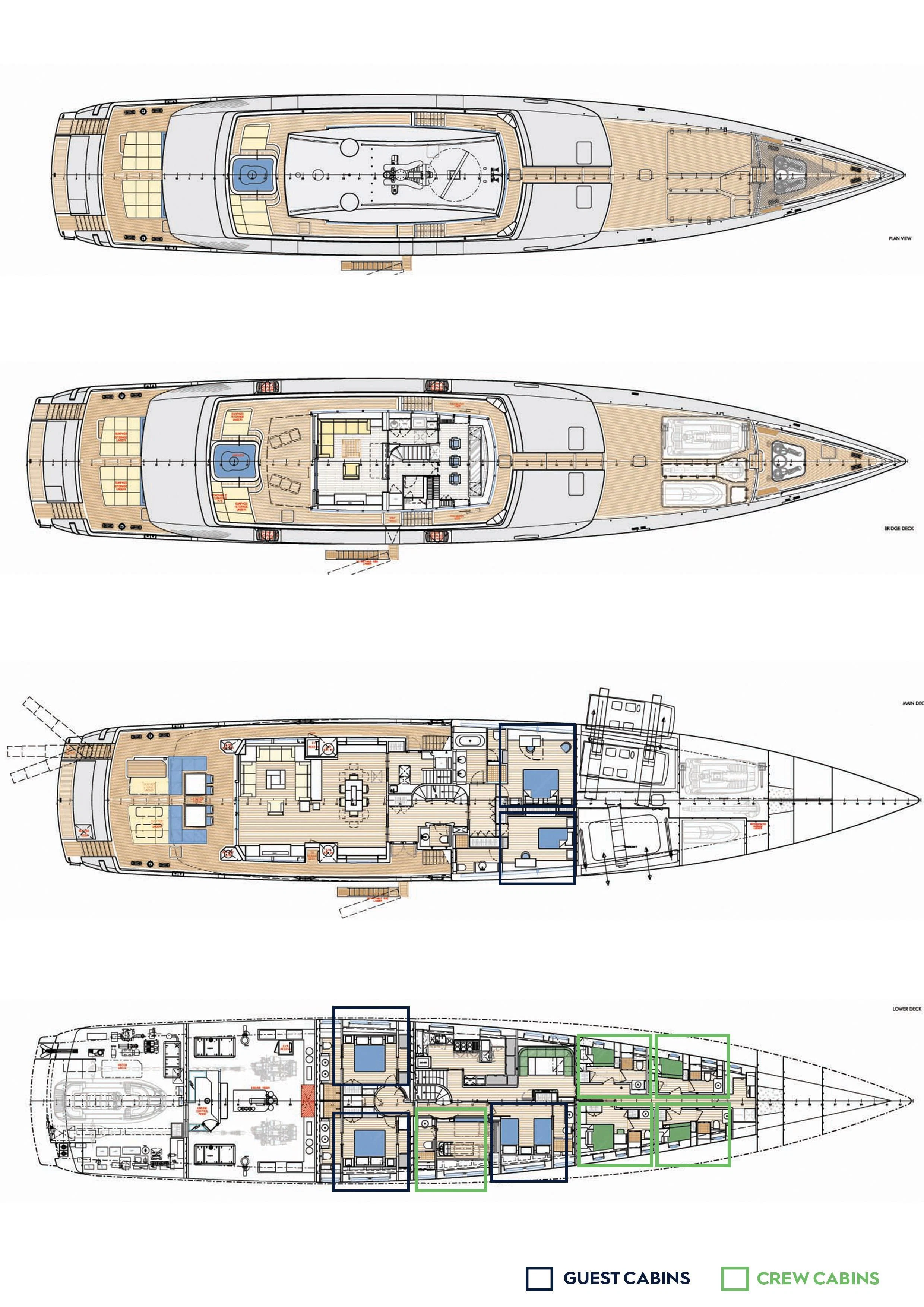 diagram, engineering drawing aboard FALCO MOSCATA Yacht for Sale