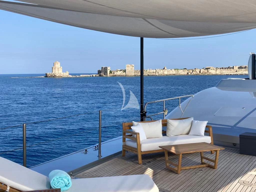 a boat on the water aboard FALCO MOSCATA Yacht for Sale