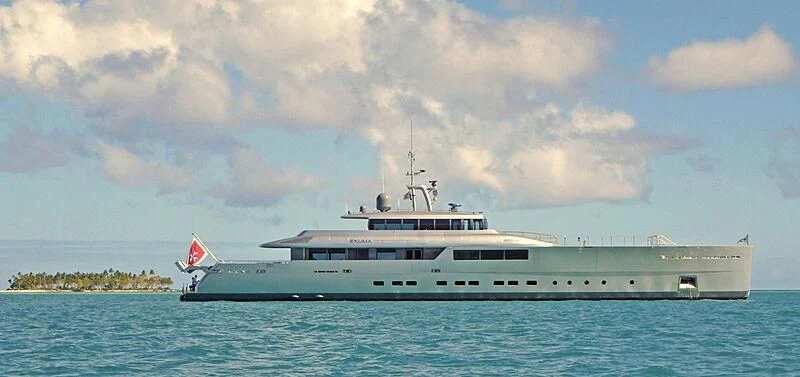 a large boat in the water aboard FALCO MOSCATA Yacht for Sale