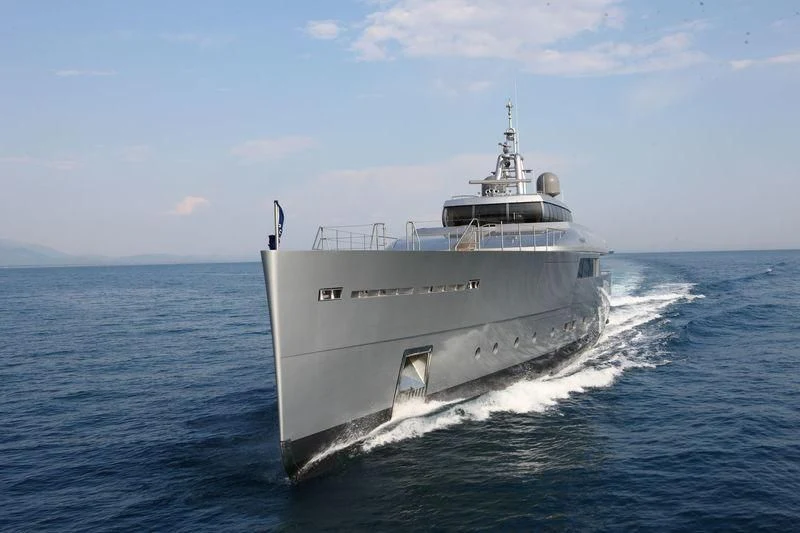 a large boat in the water aboard FALCO MOSCATA Yacht for Sale