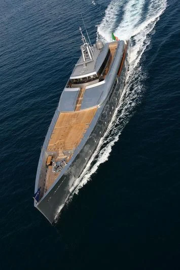 a large ship on the water aboard FALCO MOSCATA Yacht for Sale