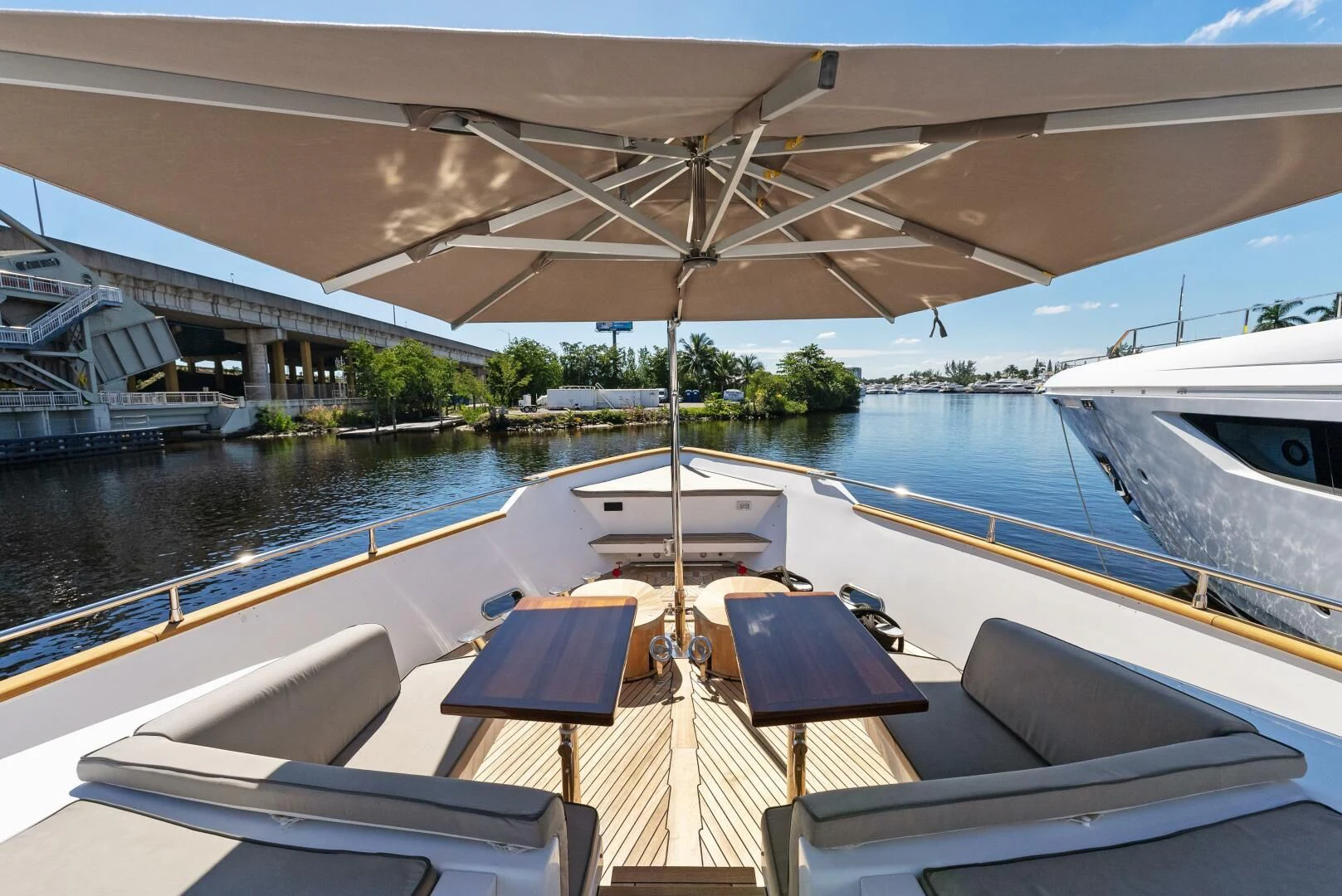a boat on the water aboard PRINCESS LONA Yacht for Sale