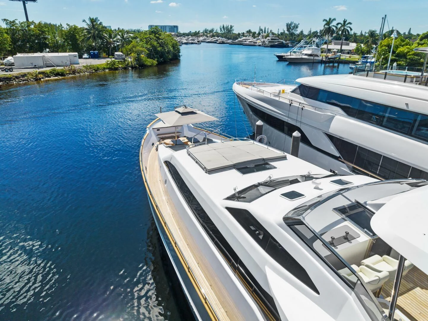 a boat on the water aboard PRINCESS LONA Yacht for Sale