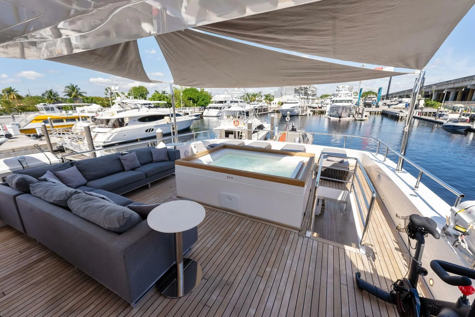 a boat on the water aboard PRINCESS LONA Yacht for Sale