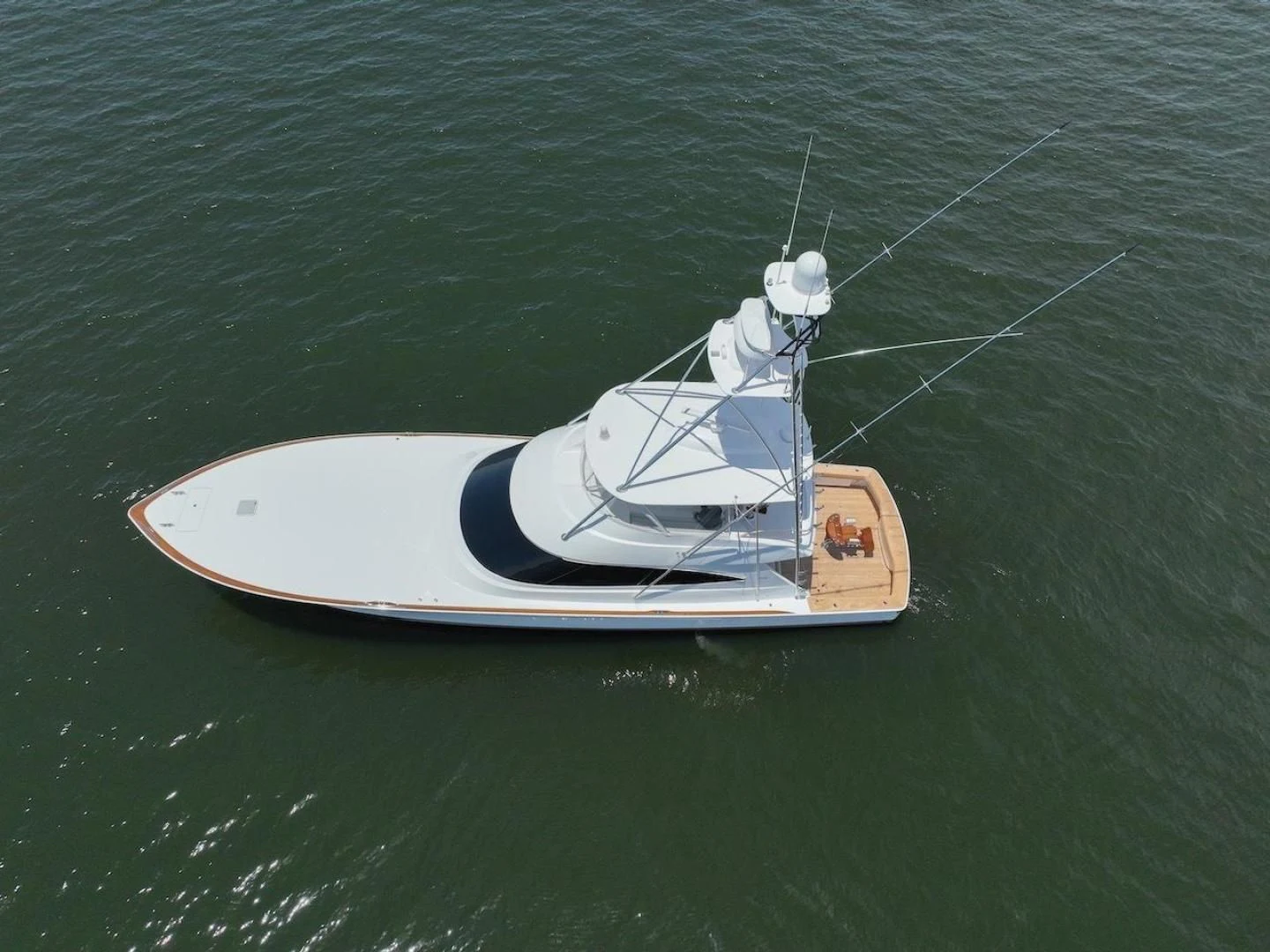 a boat on the water aboard GAME ON Yacht for Sale