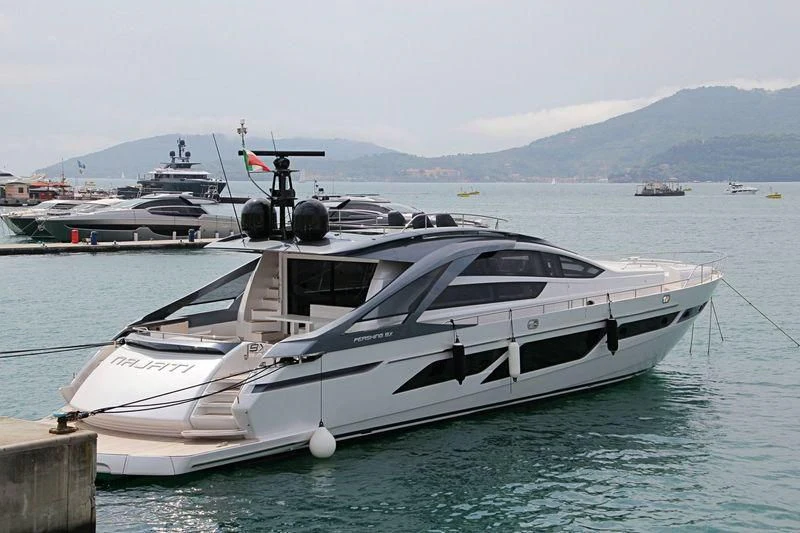 a boat in the water aboard NAJATI Yacht for Sale