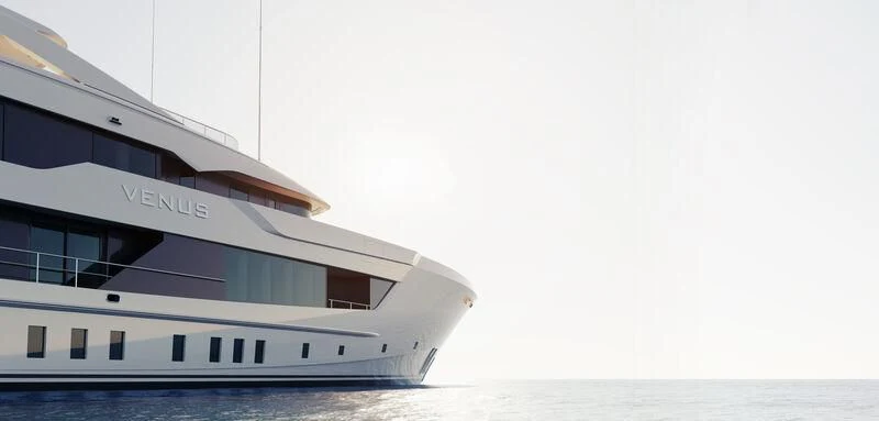 a white yacht on the water aboard SOLEMATES Yacht for Sale