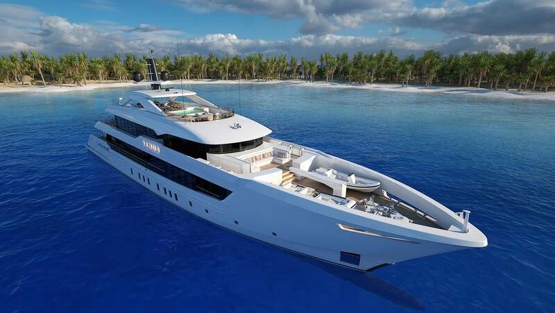 a boat on the water aboard SOLEMATES Yacht for Sale