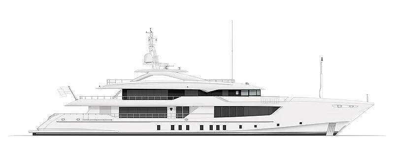 a large white building aboard SOLEMATES Yacht for Sale