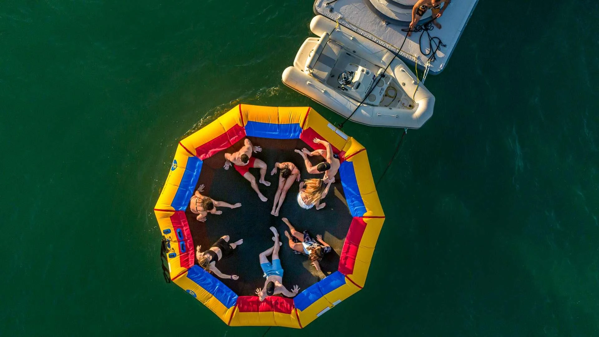 people on a boat aboard REGAL Yacht for Sale
