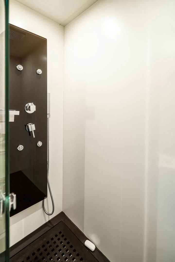 a door with a handle aboard PLANE II SEA Yacht for Sale