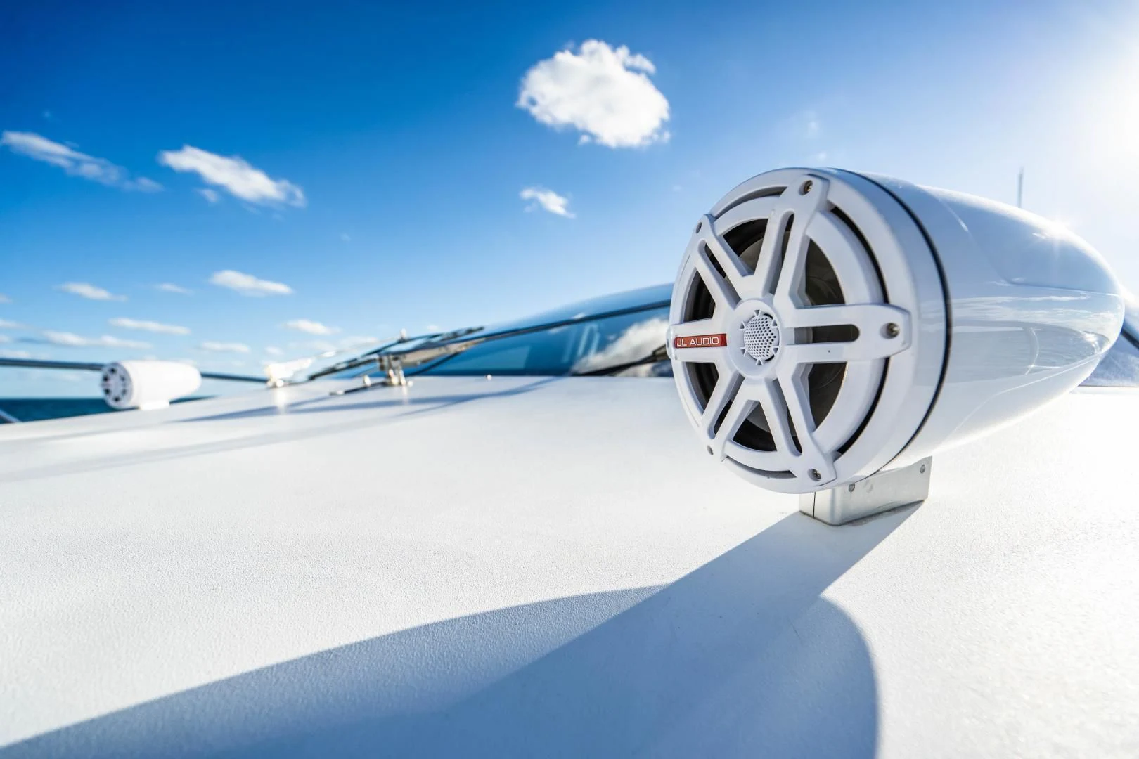 a close-up of a rocket aboard PLANE II SEA Yacht for Sale