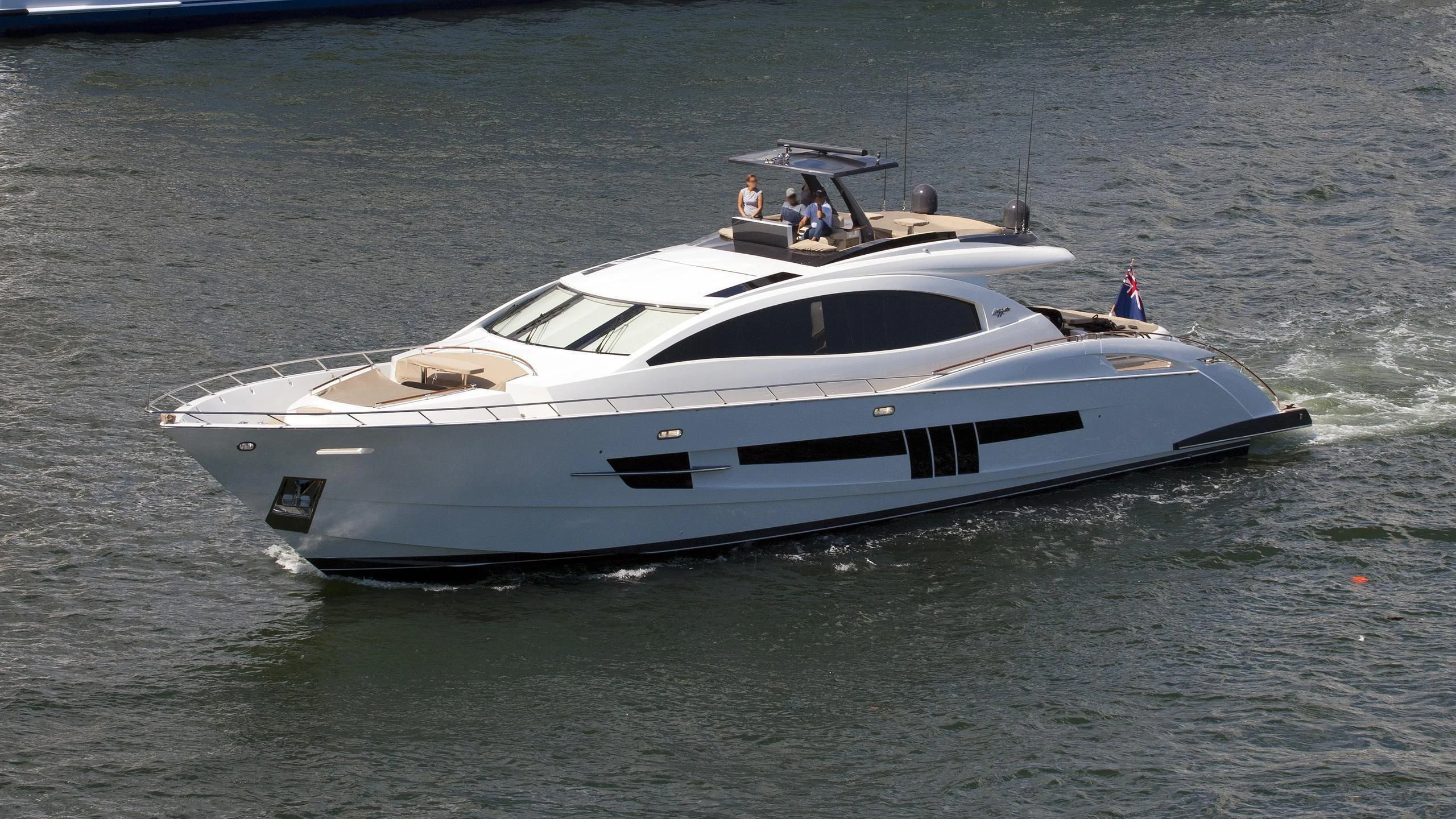 a white yacht in the water aboard NEW LIFE Yacht for Sale