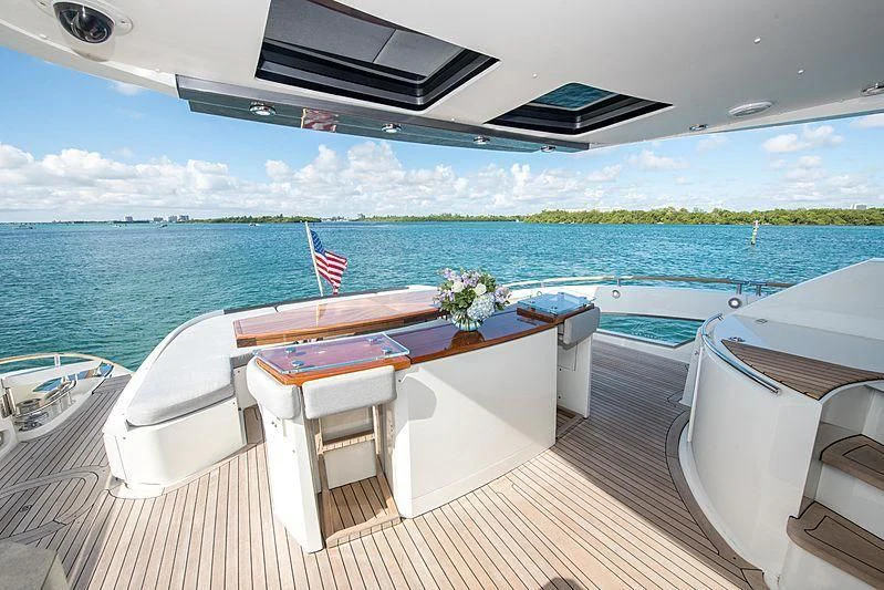 a boat on the water aboard NEW LIFE Yacht for Sale
