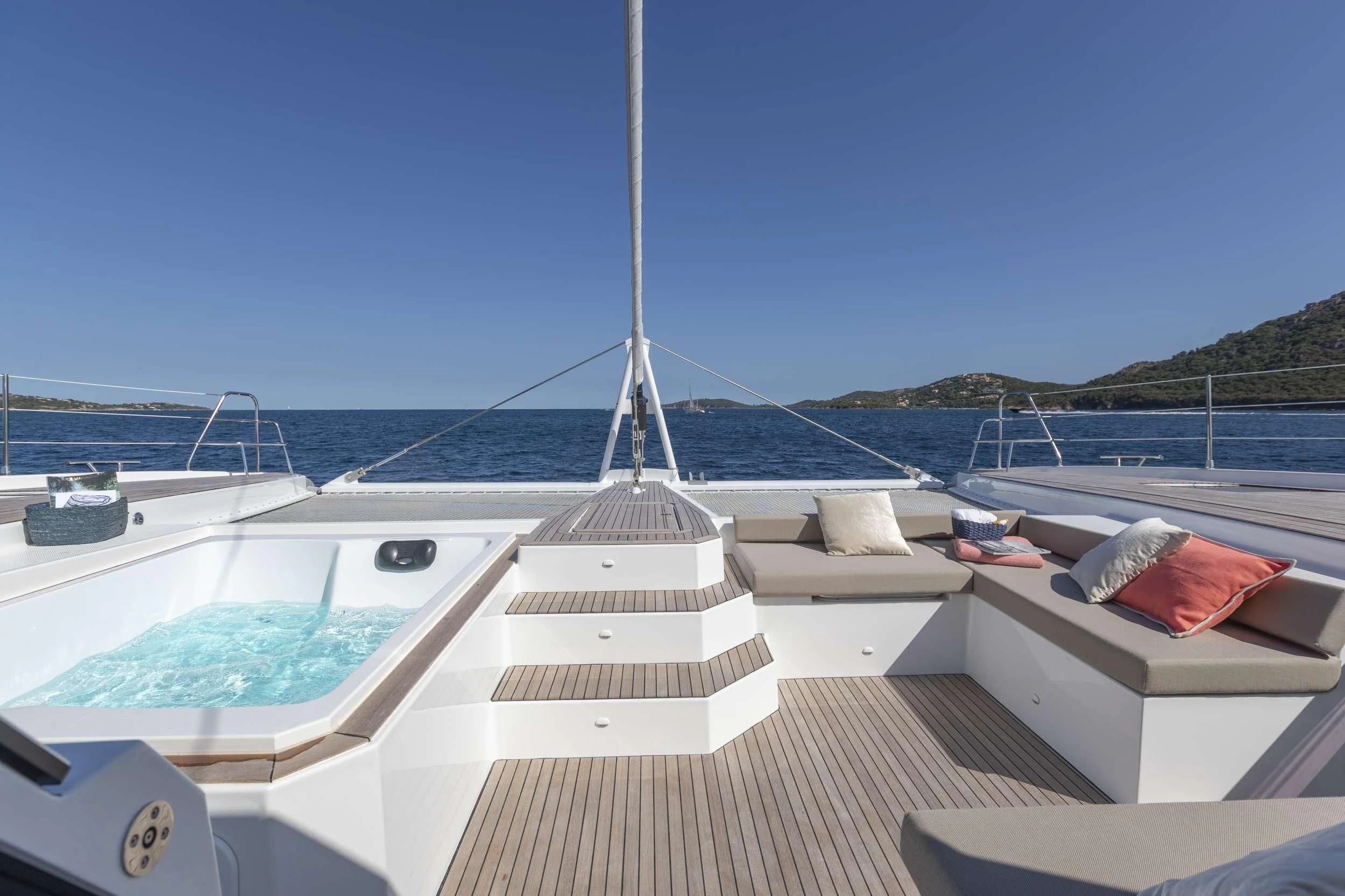 a boat on the water aboard FLORAMYE Yacht for Charter