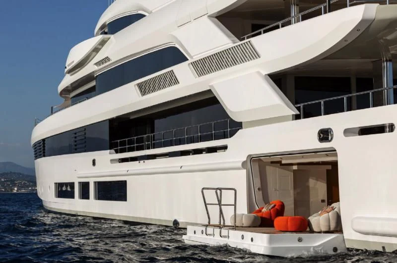 a boat on the water aboard LADY A Yacht for Sale