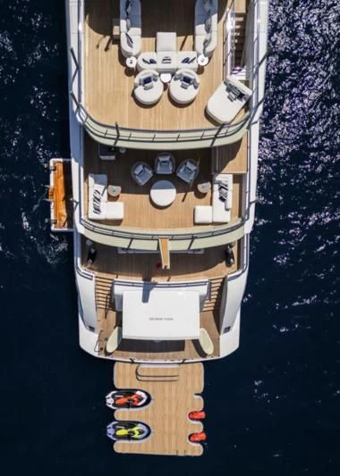 a close-up of a toy aboard LADY A Yacht for Sale