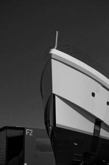 a large airplane with a ladder aboard LADY A Yacht for Sale