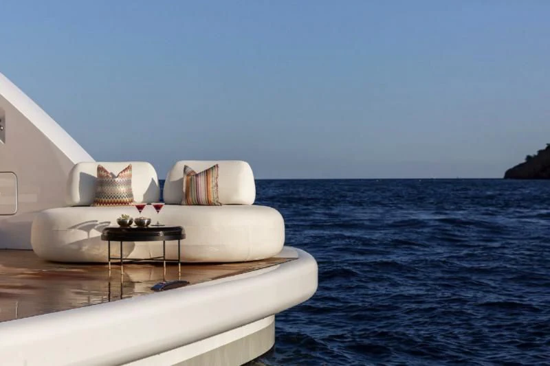 a boat on the water aboard LADY A Yacht for Sale